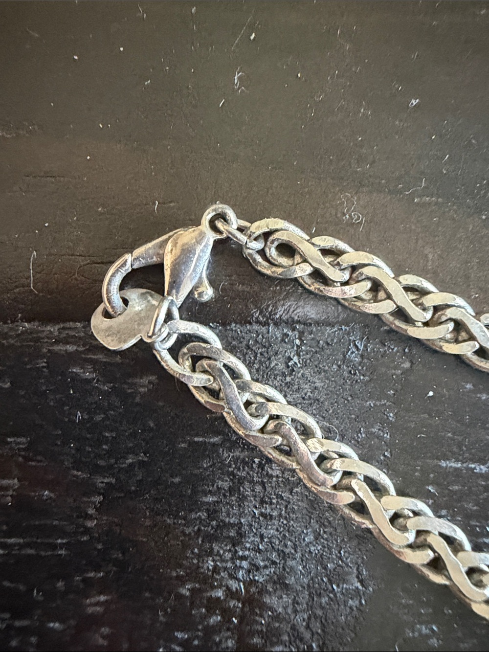 Silver Rope Chain Necklace - Picture 3 of 3